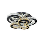 LOTUS 75cm Crystal Ceiling Light Tri Colour LED