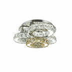 LOTUS 50cm Crystal Ceiling Light Tri Colour LED