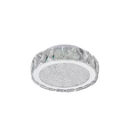 GLORY 30cm Crystal Oyster Light Tri Colour LED Chrome