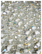 GLORY 40cm Crystal Oyster Light Tri Colour LED Chrome