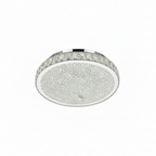 GLORY 50cm Crystal Oyster Light Tri Colour LED Chrome